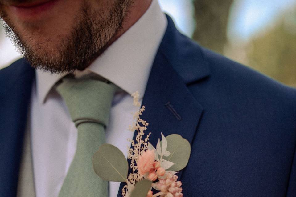 Boutonnière garçon d'honneur