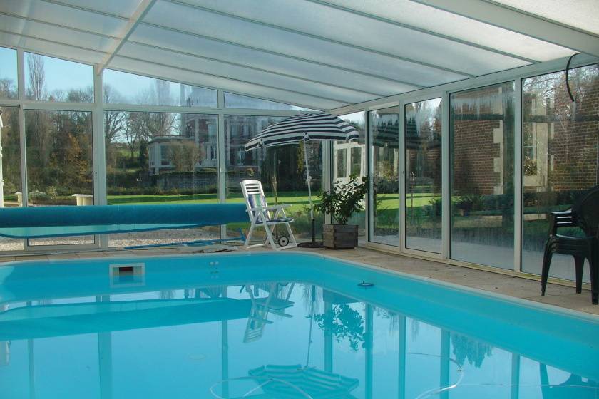 Piscine couverte et chauffé