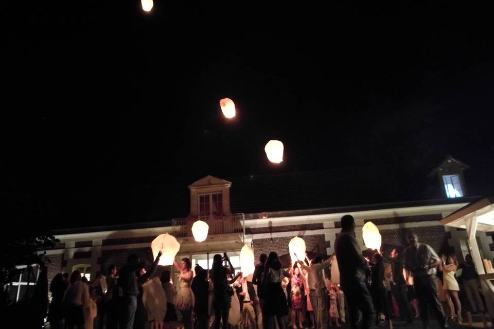 Lacher de lanternes