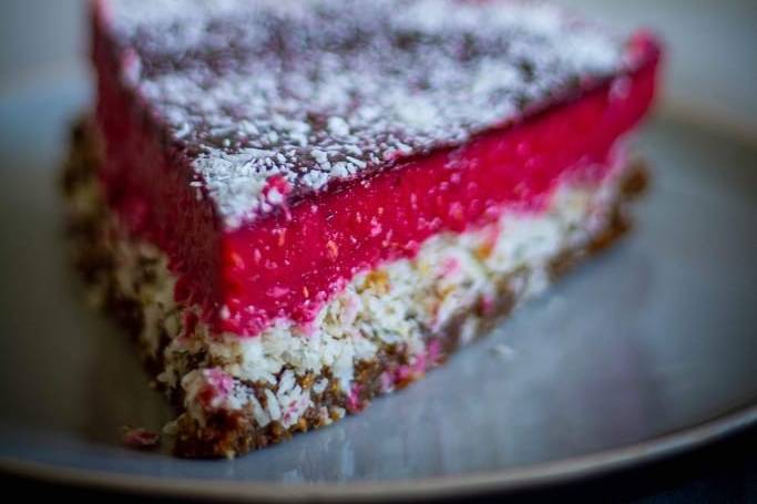 Bavarois framboise/coco