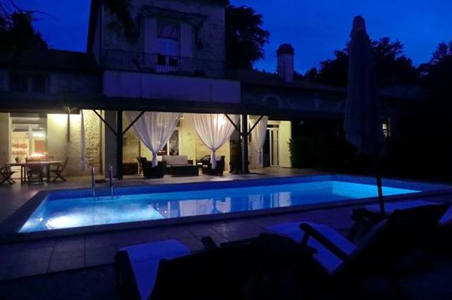 La terrasse et sa piscine