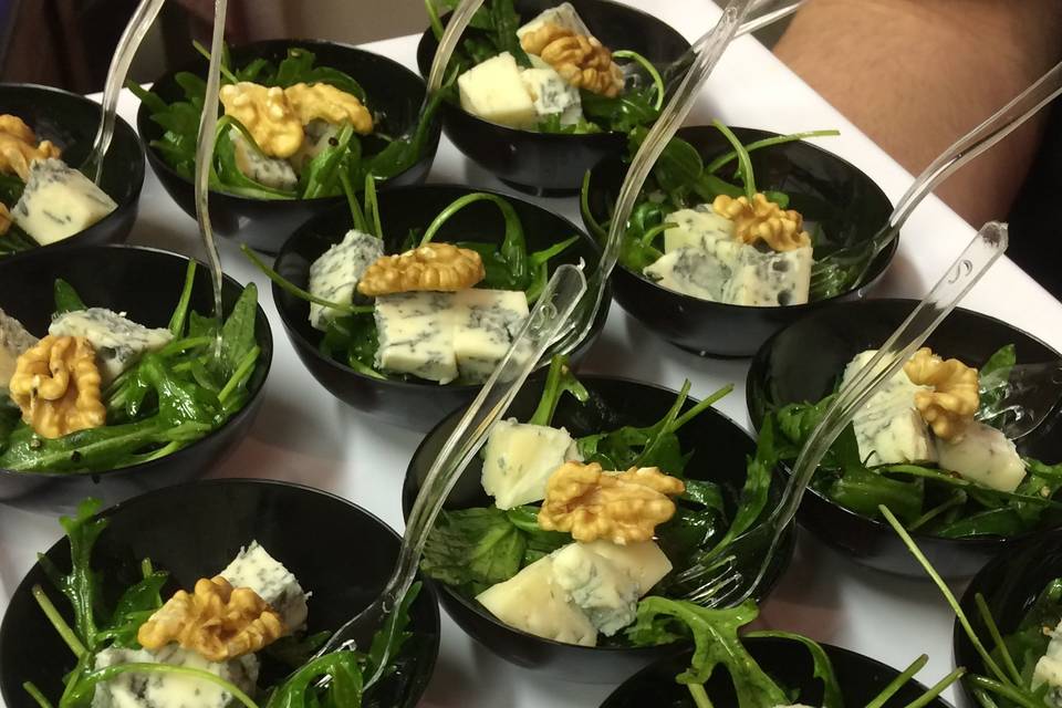 Salade de roquette gorgonzola