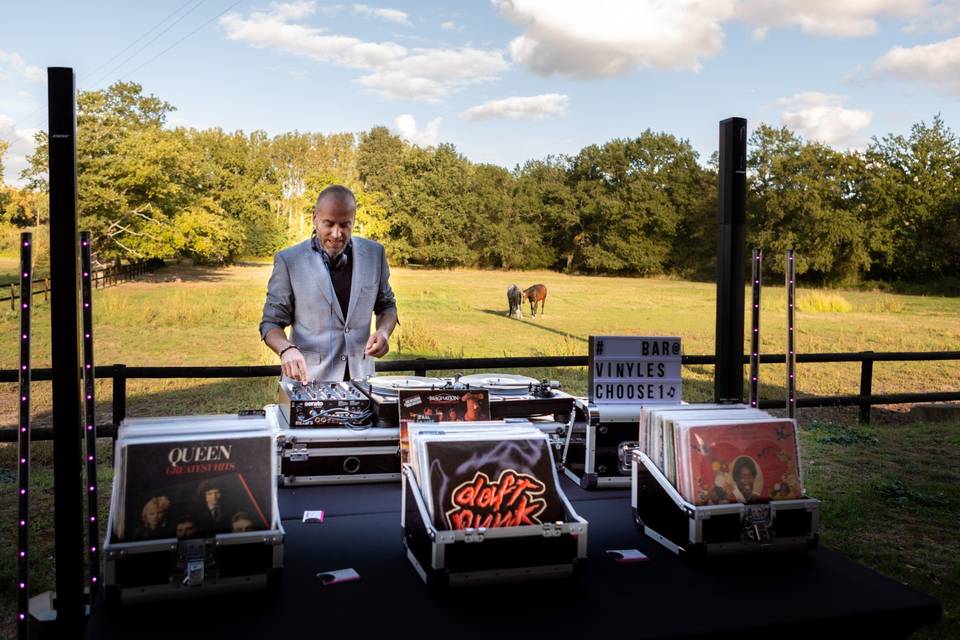 Bar à vinyles avec Olivier