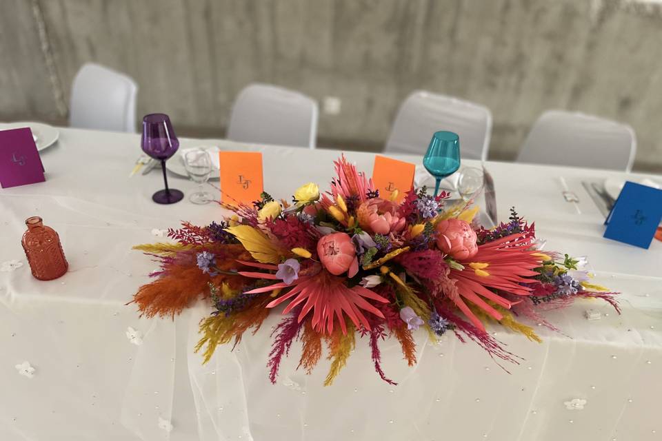 Bouquet thème multicolore