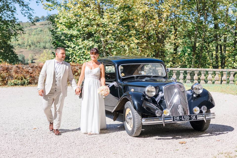 Voiture des mariés