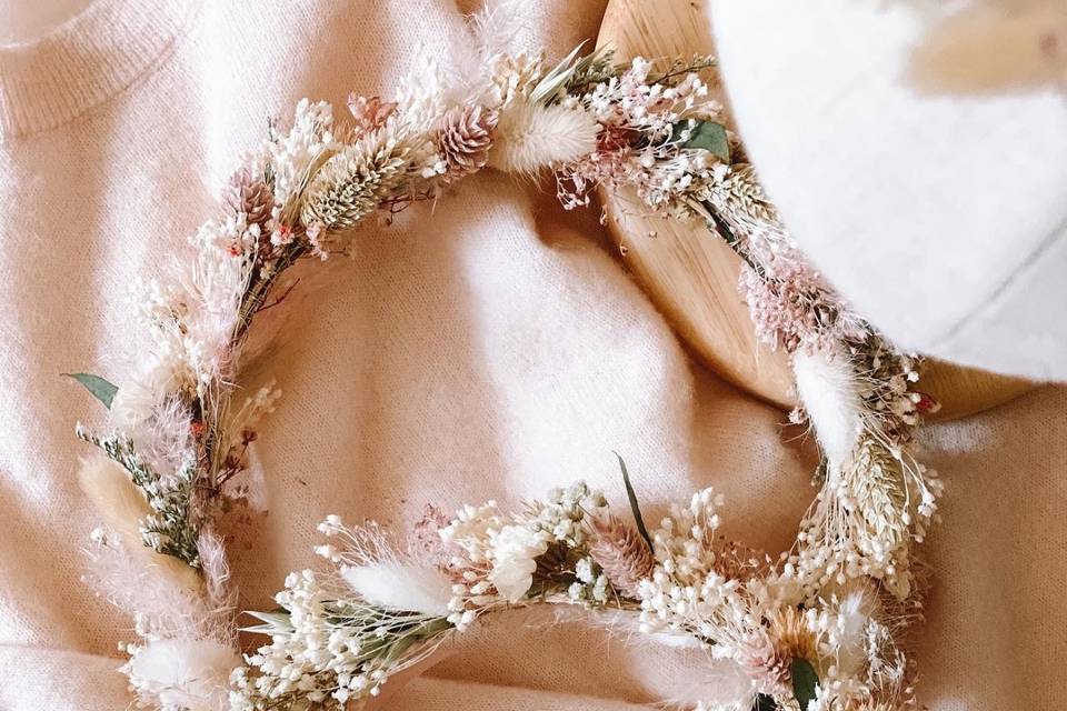 Couronne de tête F.séchées