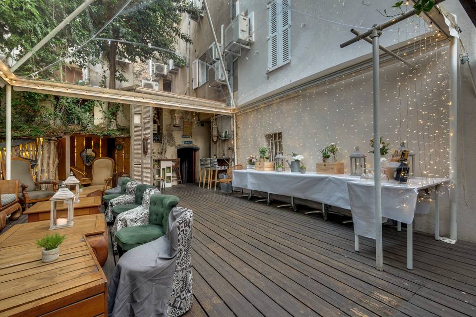 Terrasse buffet