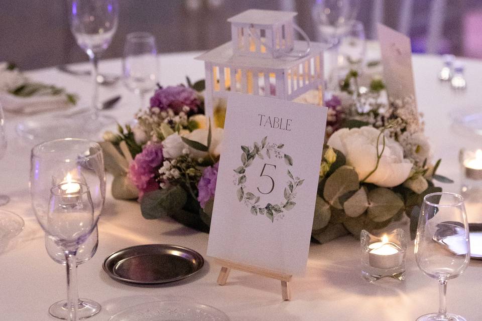 Notre centre de table