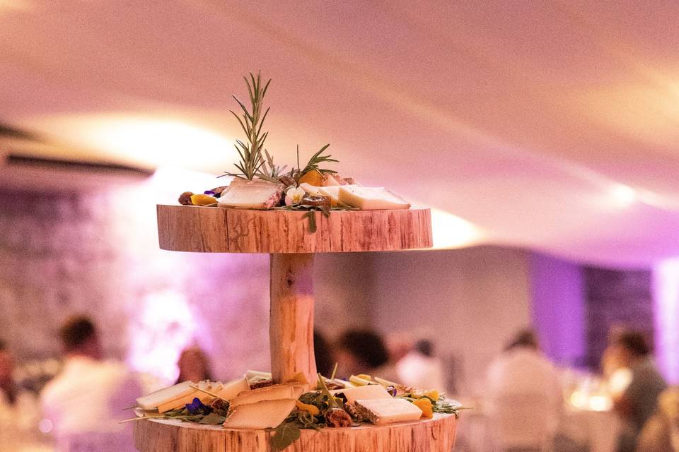 Pièce montée de fromage