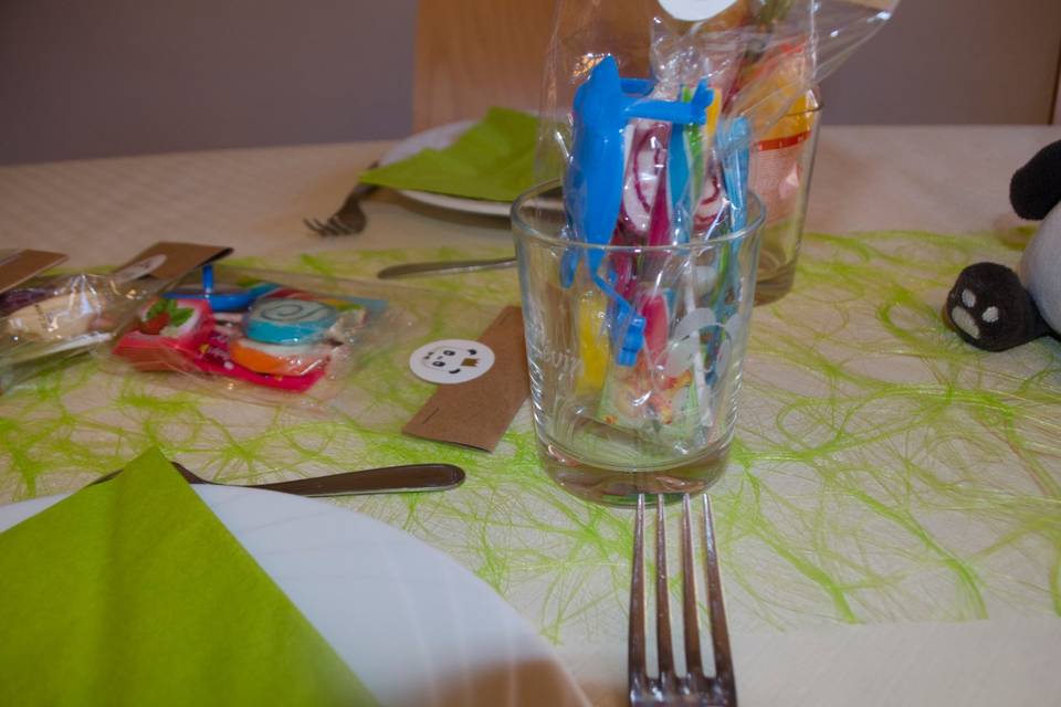 Marque place en verre enfant