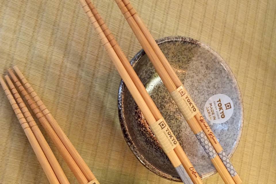 Cadeau invité baguette japonai
