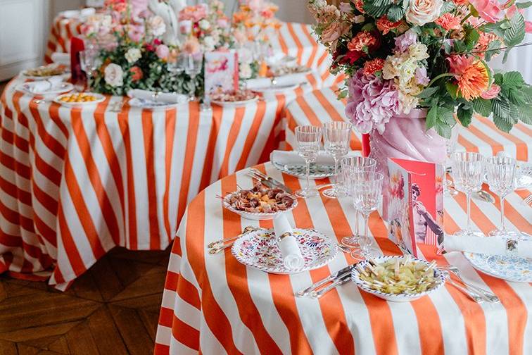 Mariage coloré chic