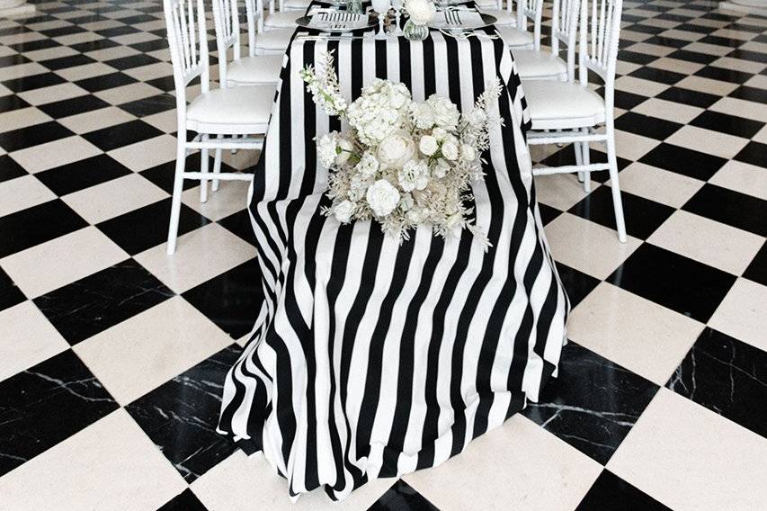 Mariage graphique chic