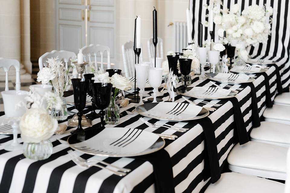 Mariage graphique chic