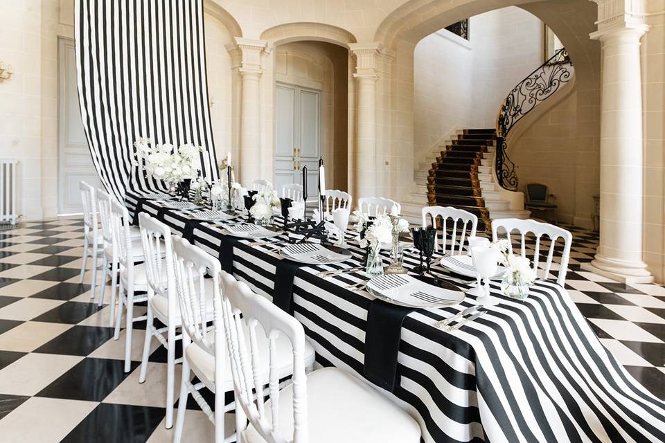 Mariage graphique chic