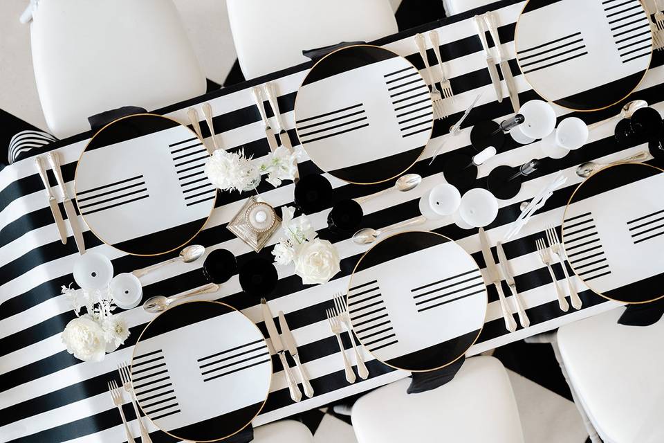 Mariage graphique chic