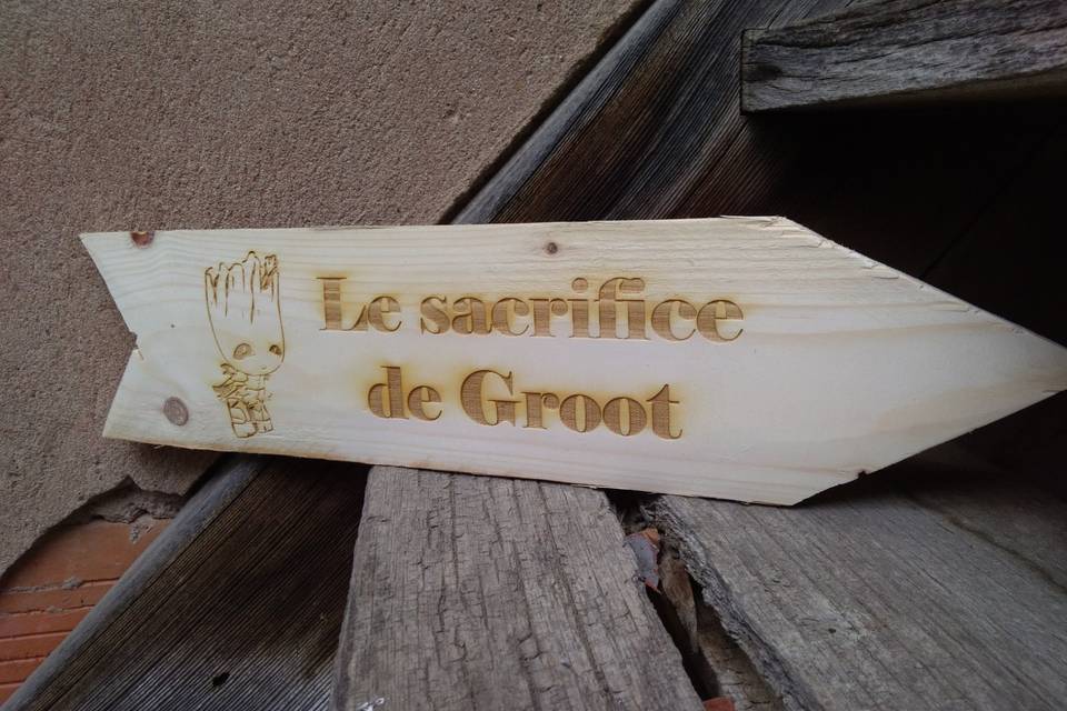 Panneau directionnelle avenger