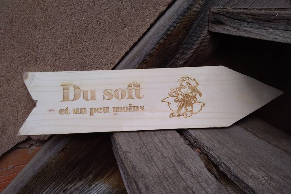 Panneau directionnelle avenger