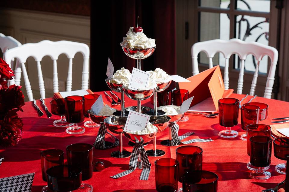 Mariage rouge couture