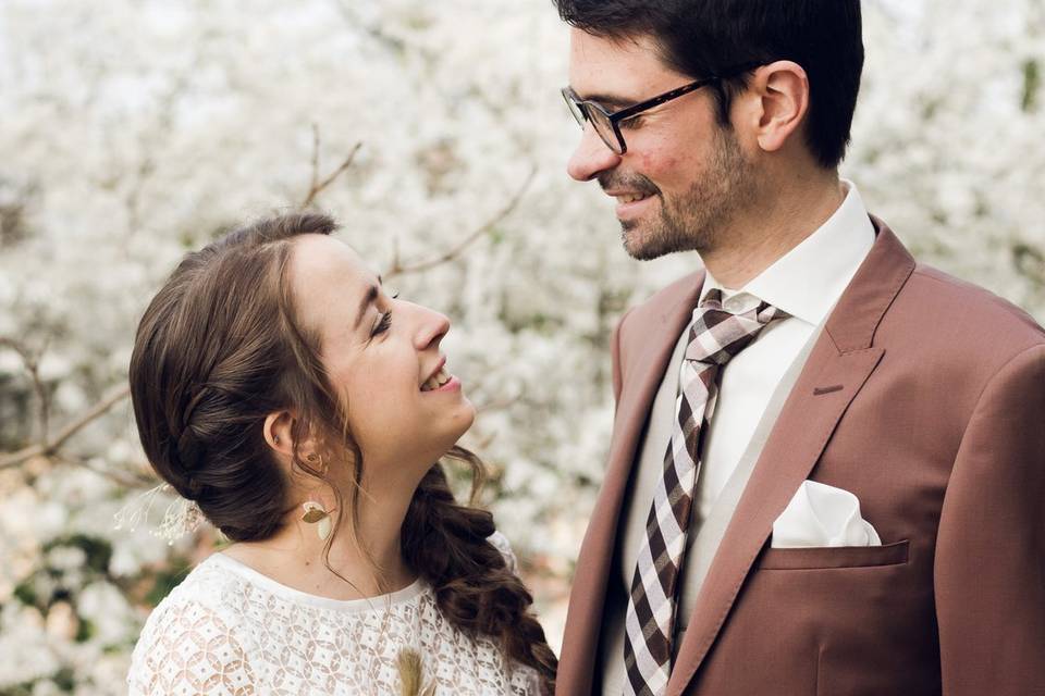 Un couple, un bouquet