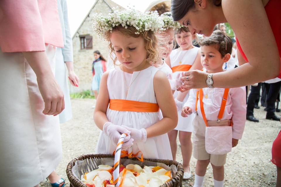 Cérémonie à l'église