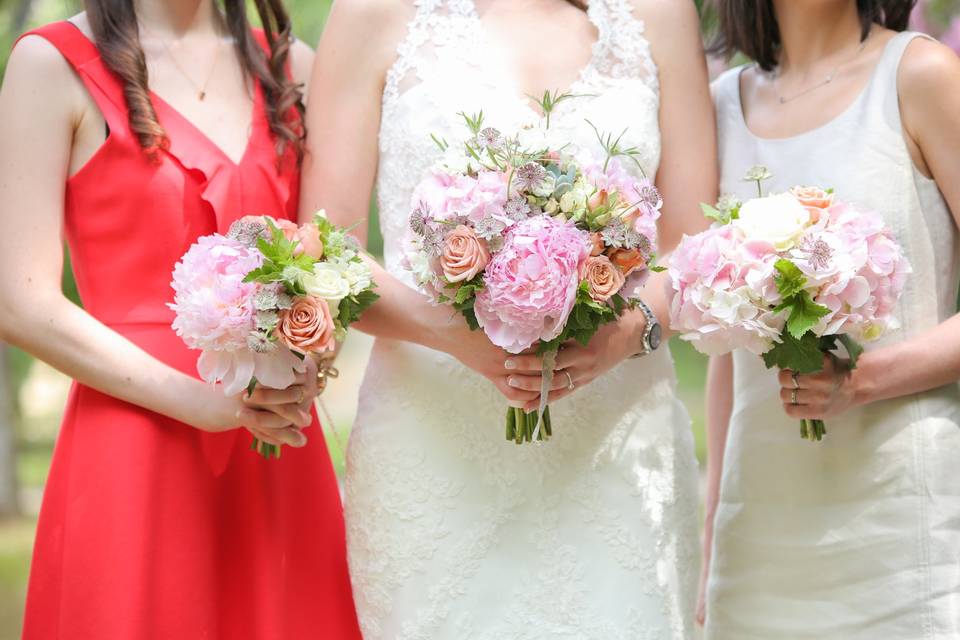 Trio de bouquets