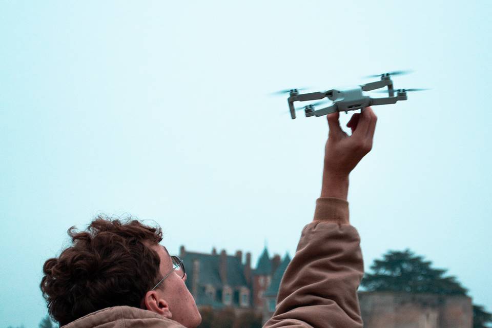 Captation drone chateau