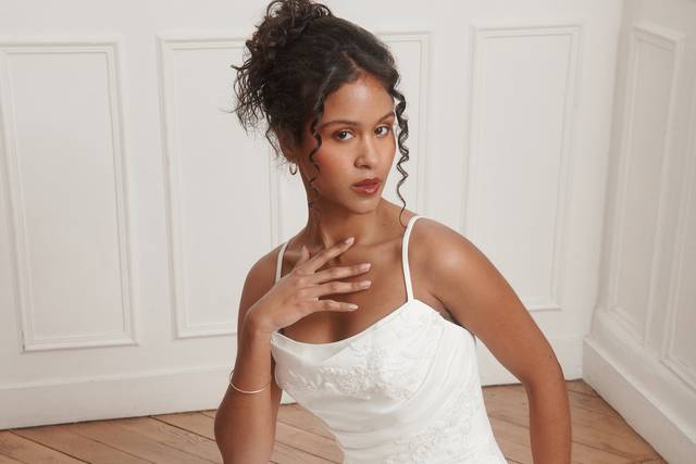 Robe de mariée minimaliste