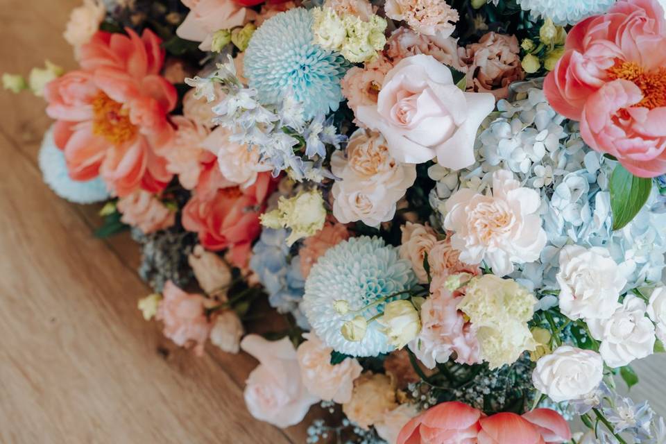 Cascade de fleurs