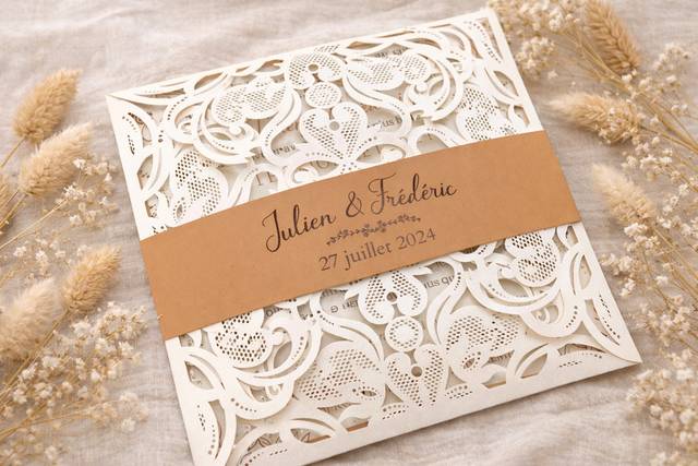 Faire Part Mariage Terracotta