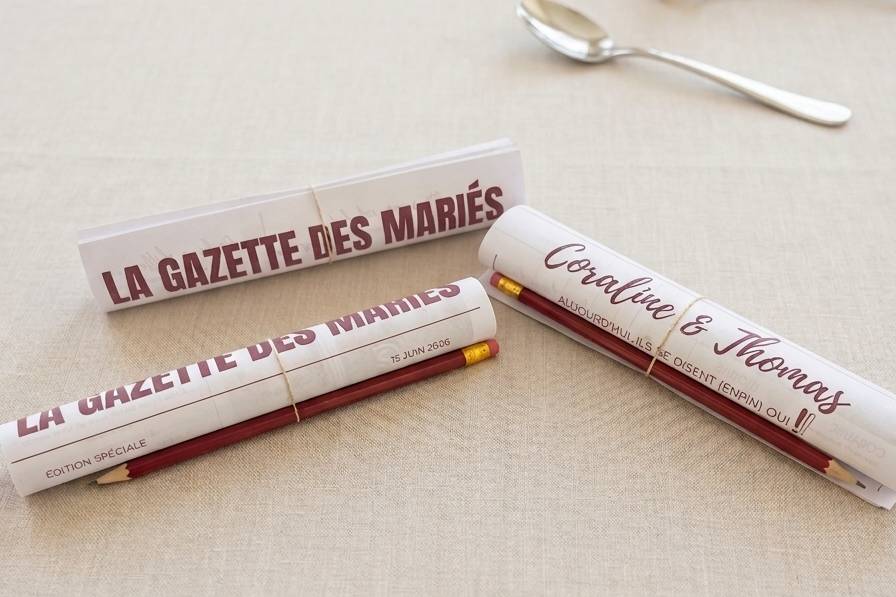 Gazettes avec crayon
