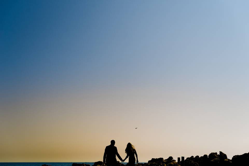 Séance d'engagement à Antibes