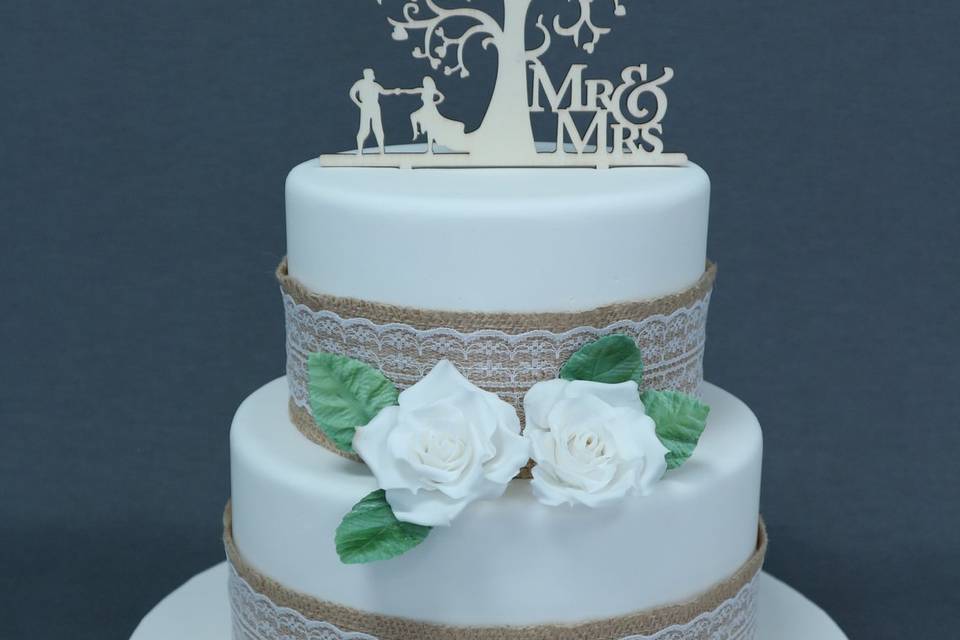 Wedding Cake by Crazy Cake