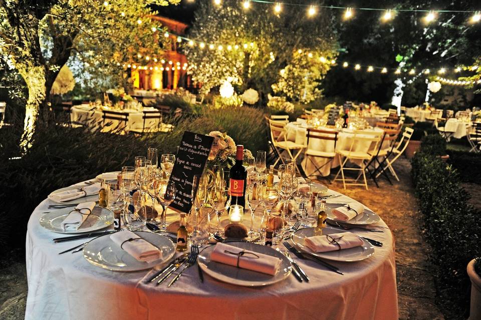 Table extérieur champêtre