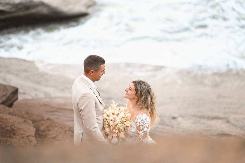Mariage bord de mer