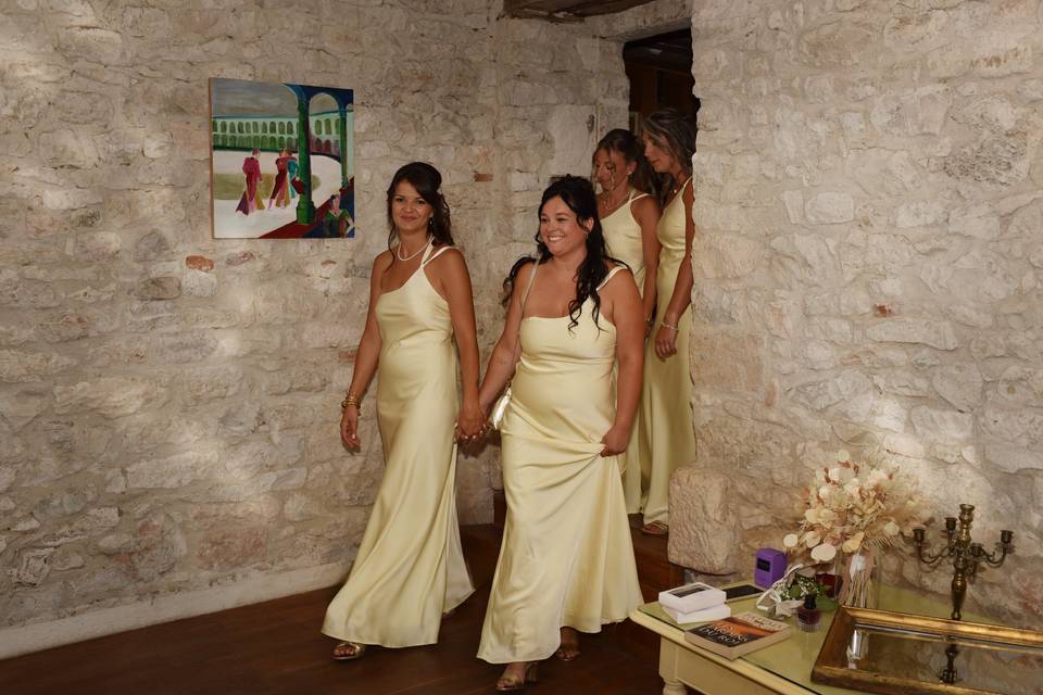 Les demoiselles d’honneur