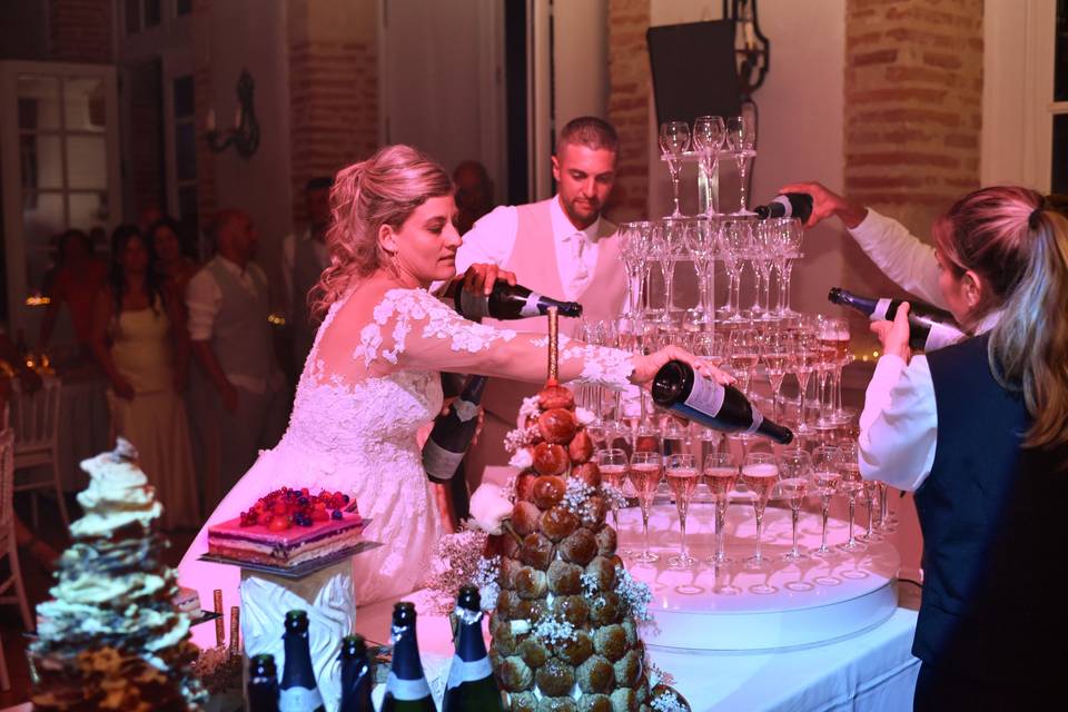 Champagne des mariés