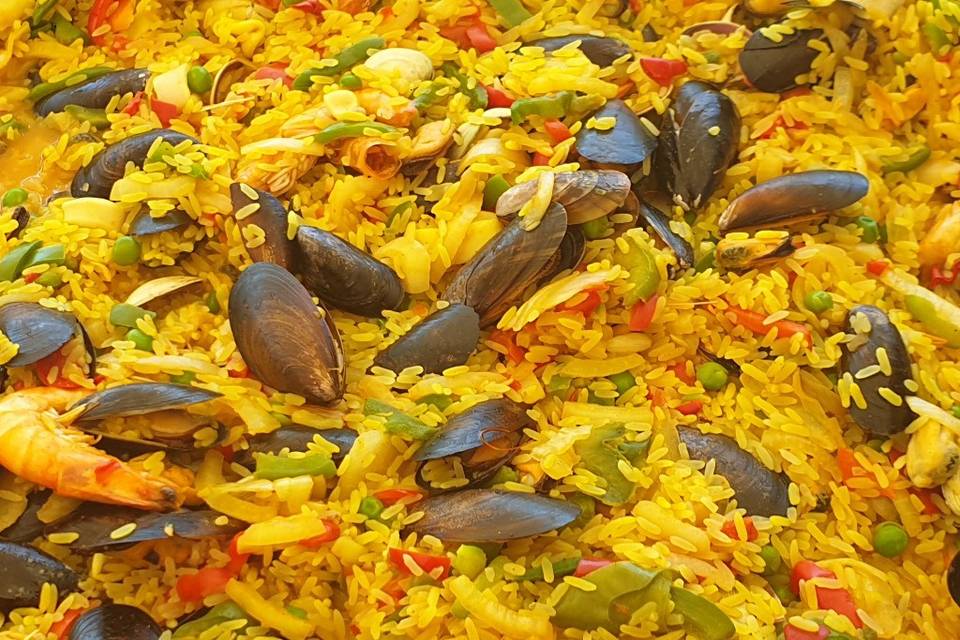 Paella Géante pour les rebonds