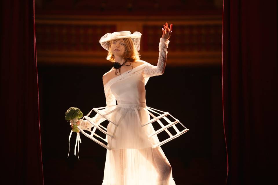 Tenue de mariée originale