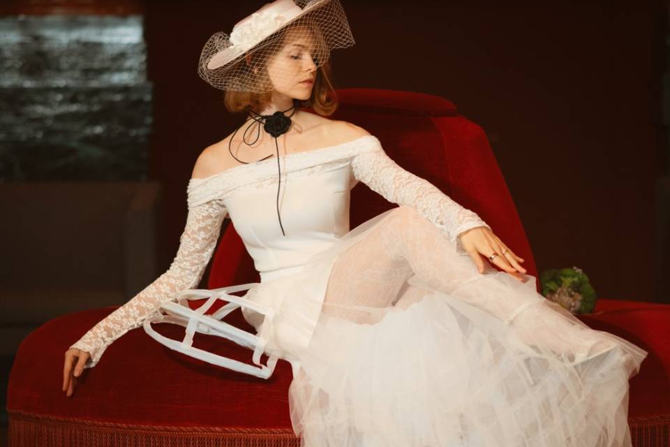 Tenue de mariée originale