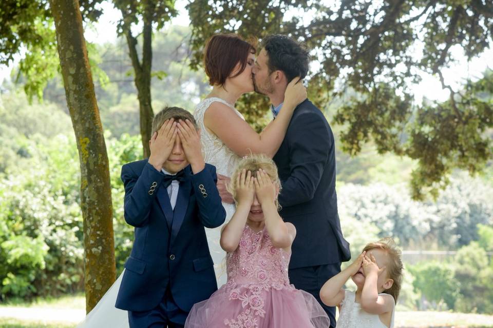 Séance photo après mariage