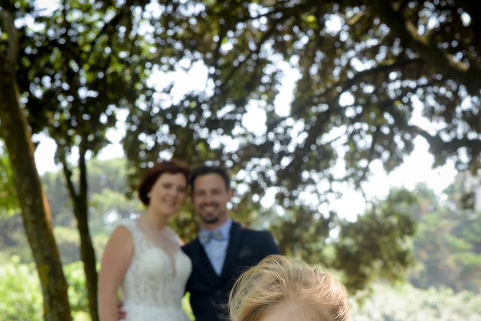 Séance photo après mariage