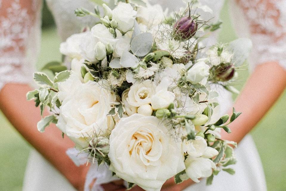 Bouquet de fleurs de la mariée