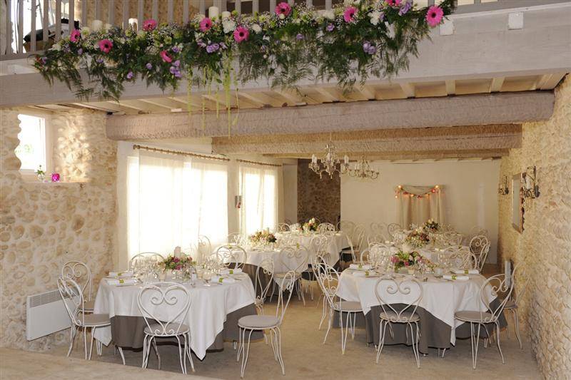 Banquet mezzanine fleurie
