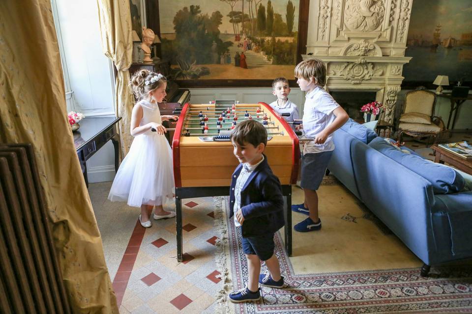 Jeux dans le salon