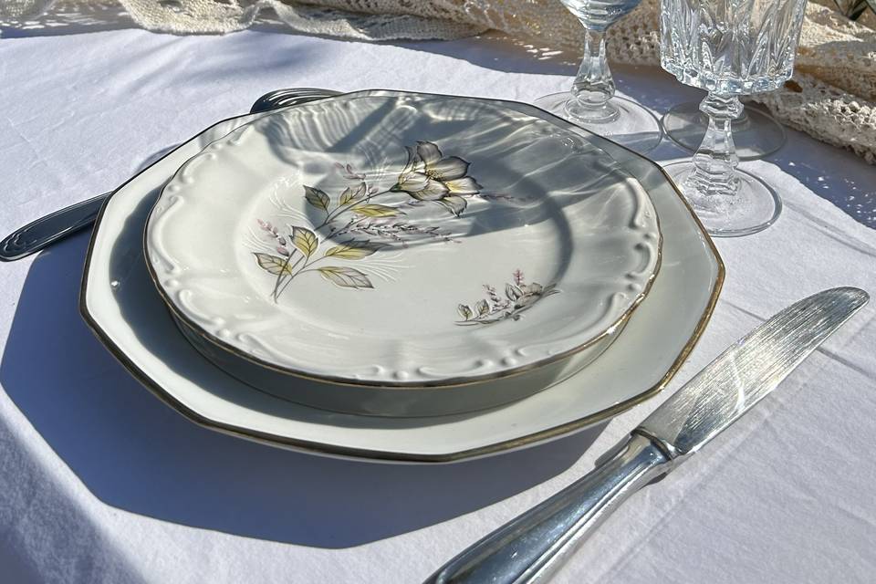 Notre gamme porcelaine dorée
