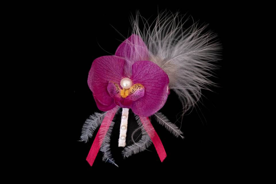 Boutonnière orchidée