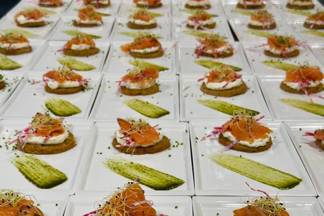 Entrée saumon fumé