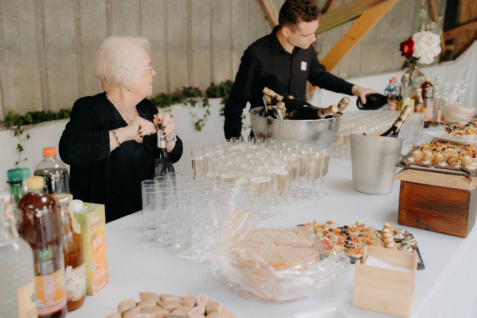 Buffet cocktail