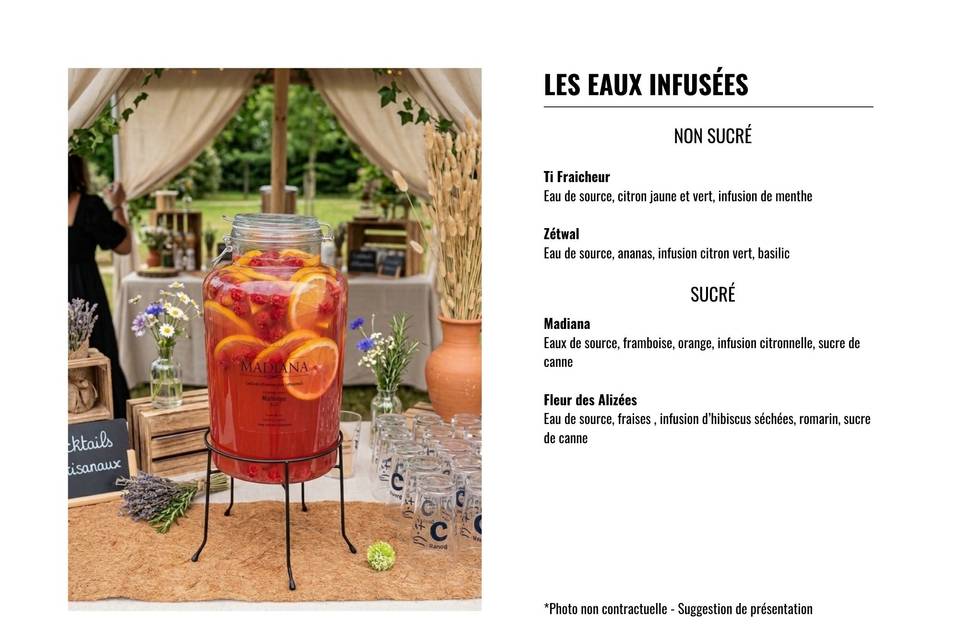 Eaux infusées